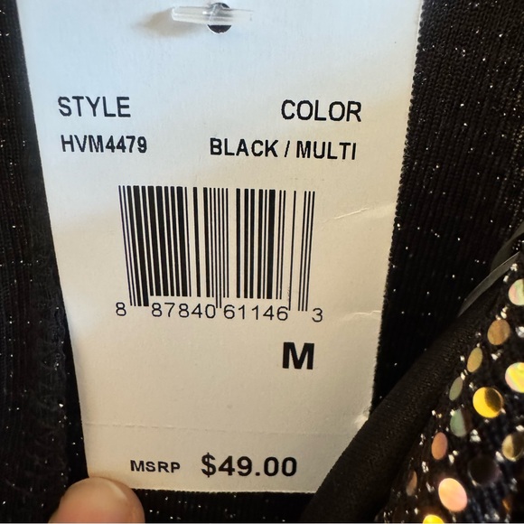 Emerald Sundae Gold / Multicolor Sequin Mini Dress NYE - Picture 6 of 7